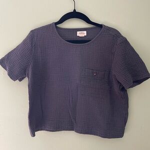 Cropped Short Sleeve Tee